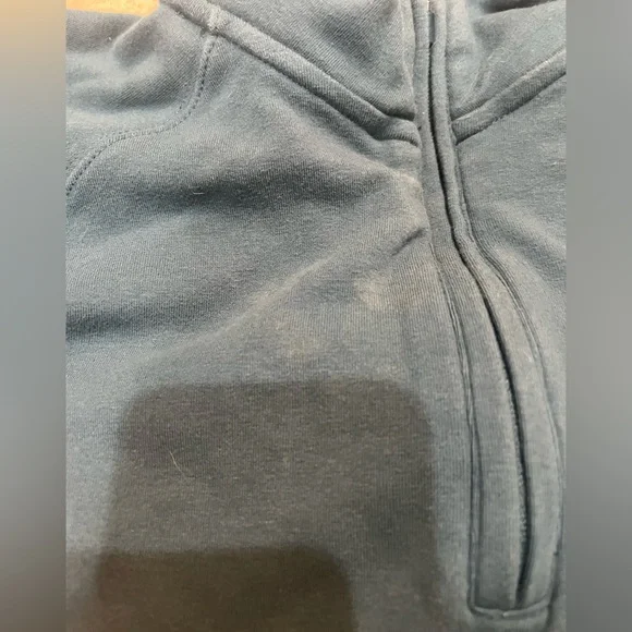 EUC Born Primitive Crop Sweatshirt Top S Athleisure Casual Green Quarter Zip - Picture 2 of 3